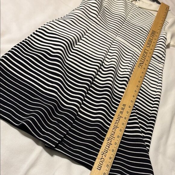 Talbots black and White Sheath Dress with Peter Pan Collar - Picture 4 of 7